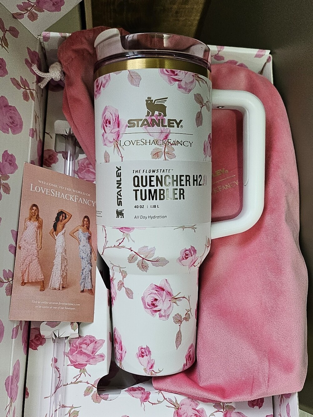 Stanlet LoveShackFancy 40oz Tumbler